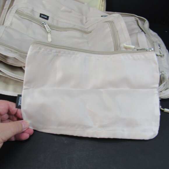 BAGAIL Set of 7 Beige Compression Packing Cubes For Travel & Case New - Picture 5 of 12